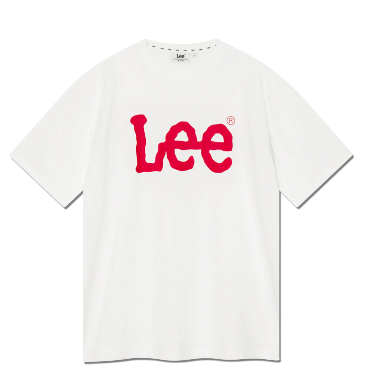 [S] LEE RED BIG TWITCH LOGO T-SHIRT, LE2502ST01RD (SZZ924)