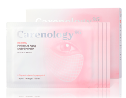CR260317-R16-Carenology 95 RE:TURN Perfect Anti-Aging Under Eye Patch (5g x 4sheet)-(EXP-5/2/2029)