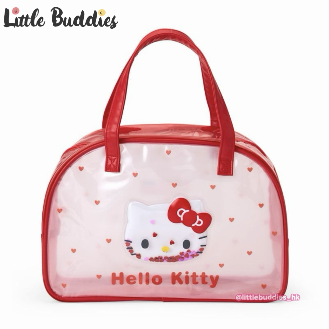 日本 Sanrio 防潑水PVC手提拉鏈袋