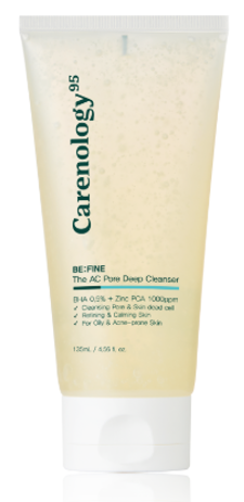 CR260317-R12-Carenology95 BE:FINE The AC Pore Deep Cleanser 135ml-(EXP-2/1/2029)