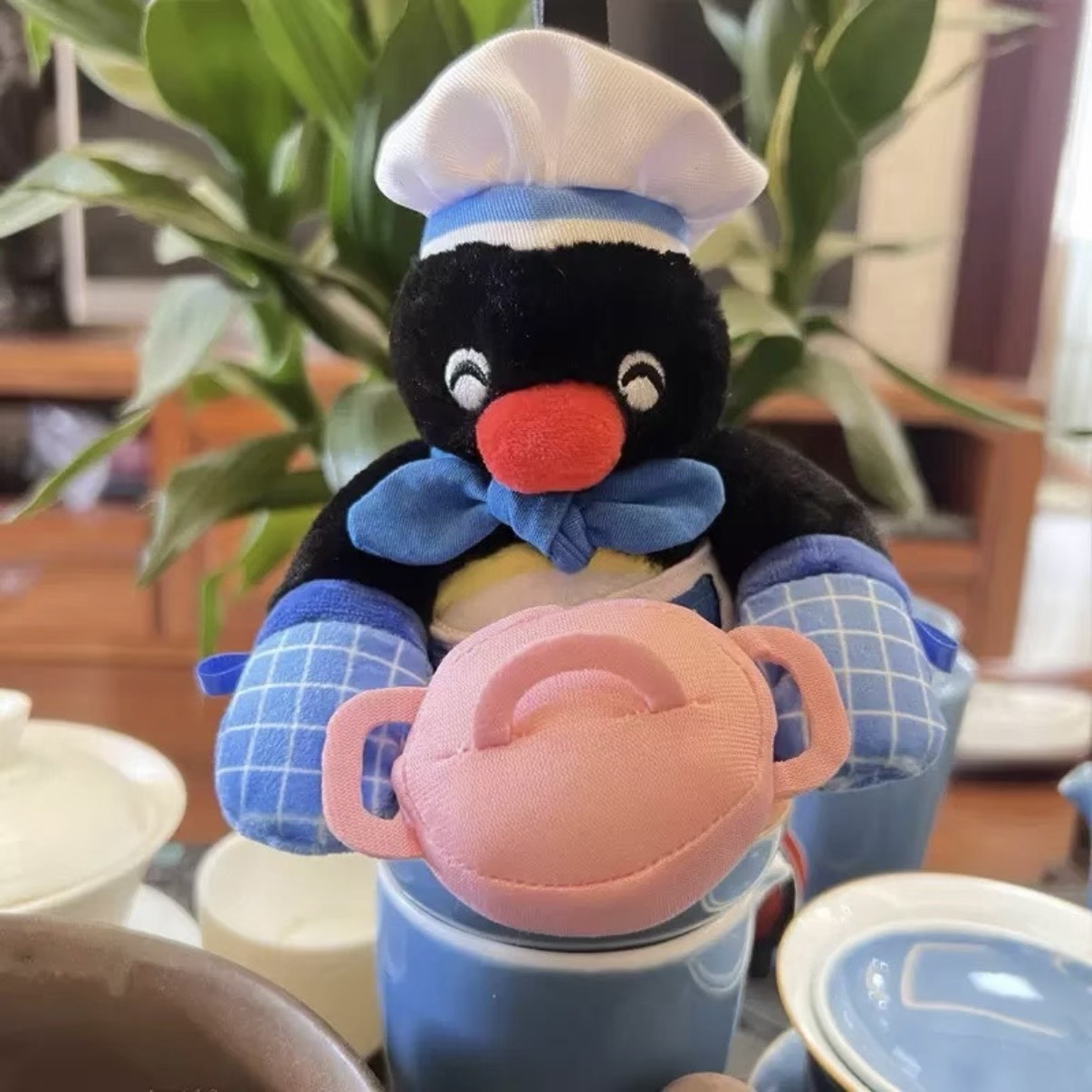 PINGU 企鵝家族 開心廚師系列 吊飾