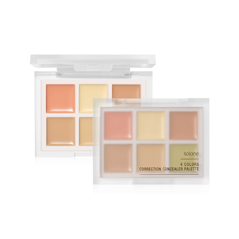 《現貨》Solone 全能校色遮瑕盤