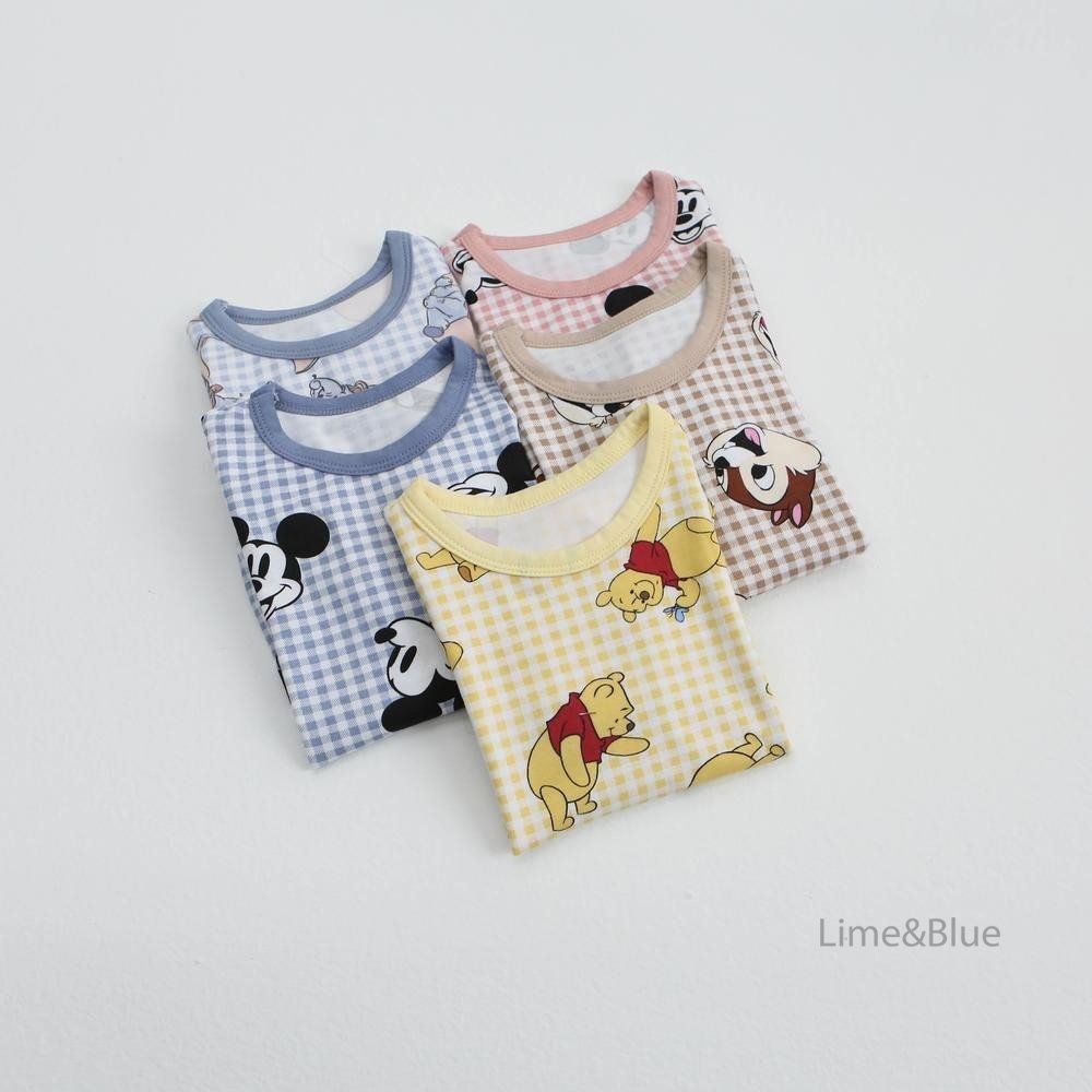 Lime&Blue Check Friends Set（Kids）