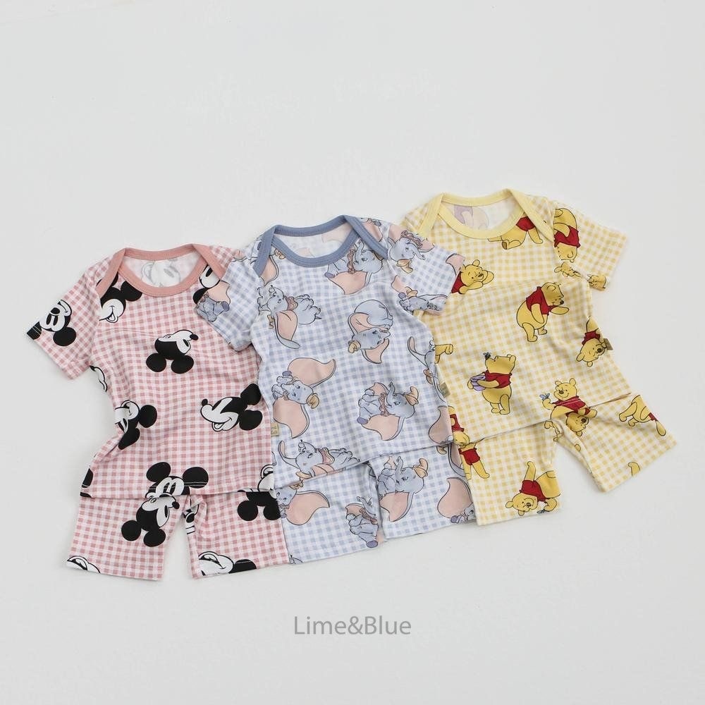 Lime&Blue Check Friends Set（Baby）