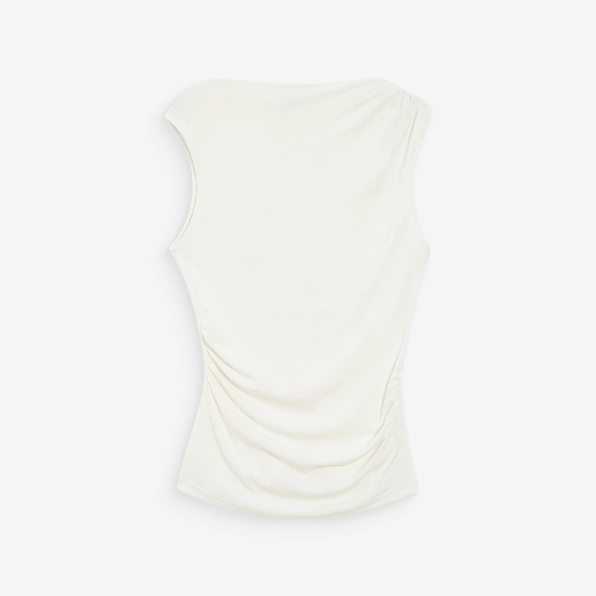 1GM0329-043 [GRACE & MILA] Draped Sleeveless Top Ivoire Valley Ivory #SS2617080 (C-EU-E)