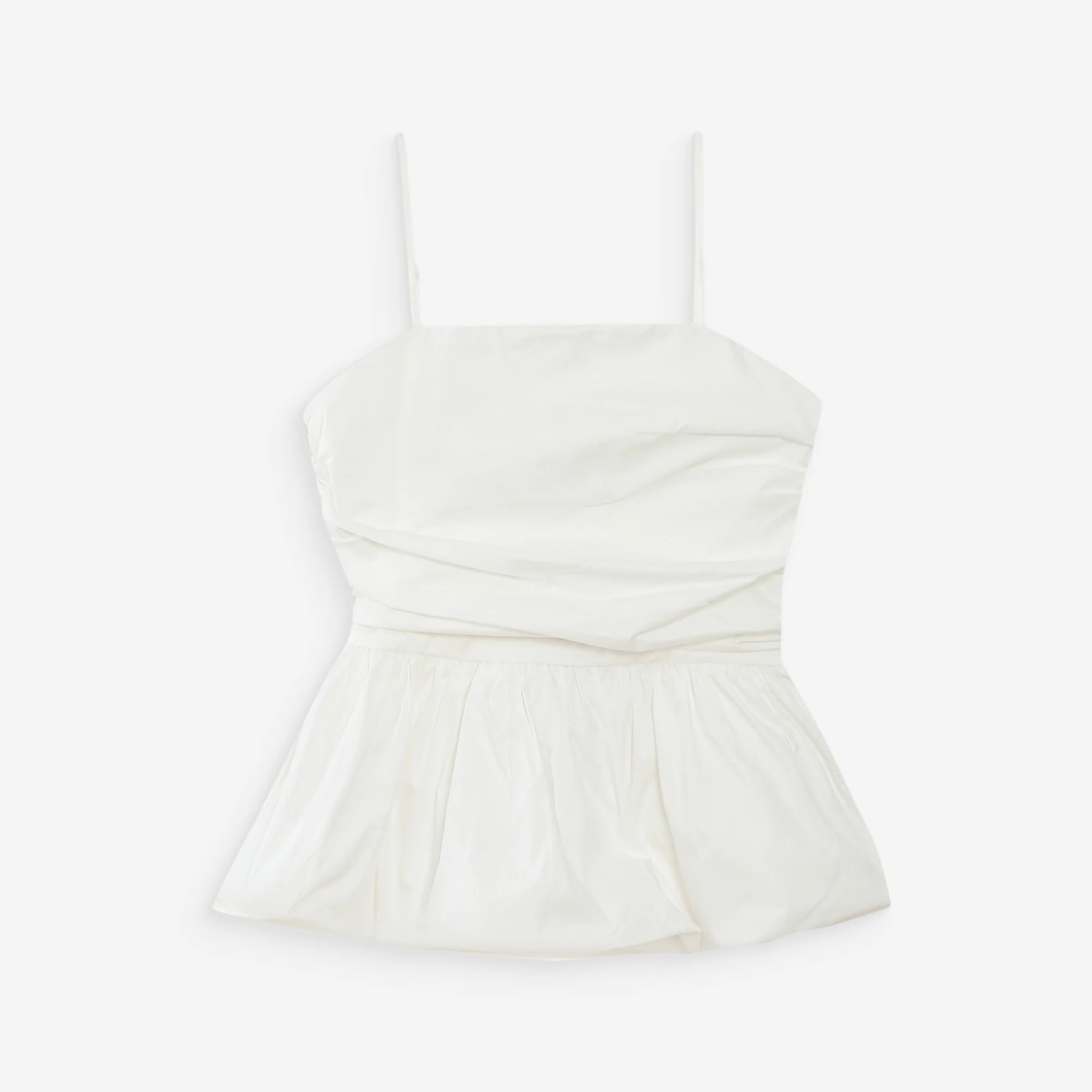 1GM0329-046 [GRACE & MILA] Fitted Peplum Top Ivoire Valo Ivory #SS2617087 (C-EU-E)