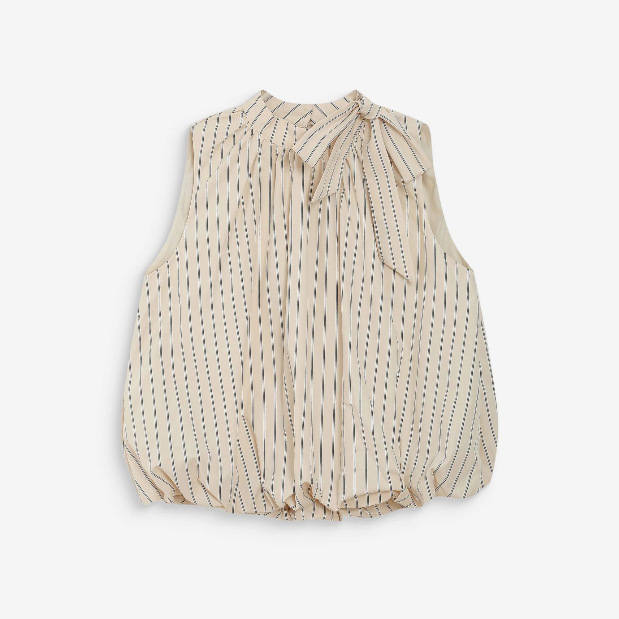 1GM0329-055 [GRACE & MILA] Balloon Poplin Top Bleuet Vanya Vanilla #SS2617111 (C-EU-E)