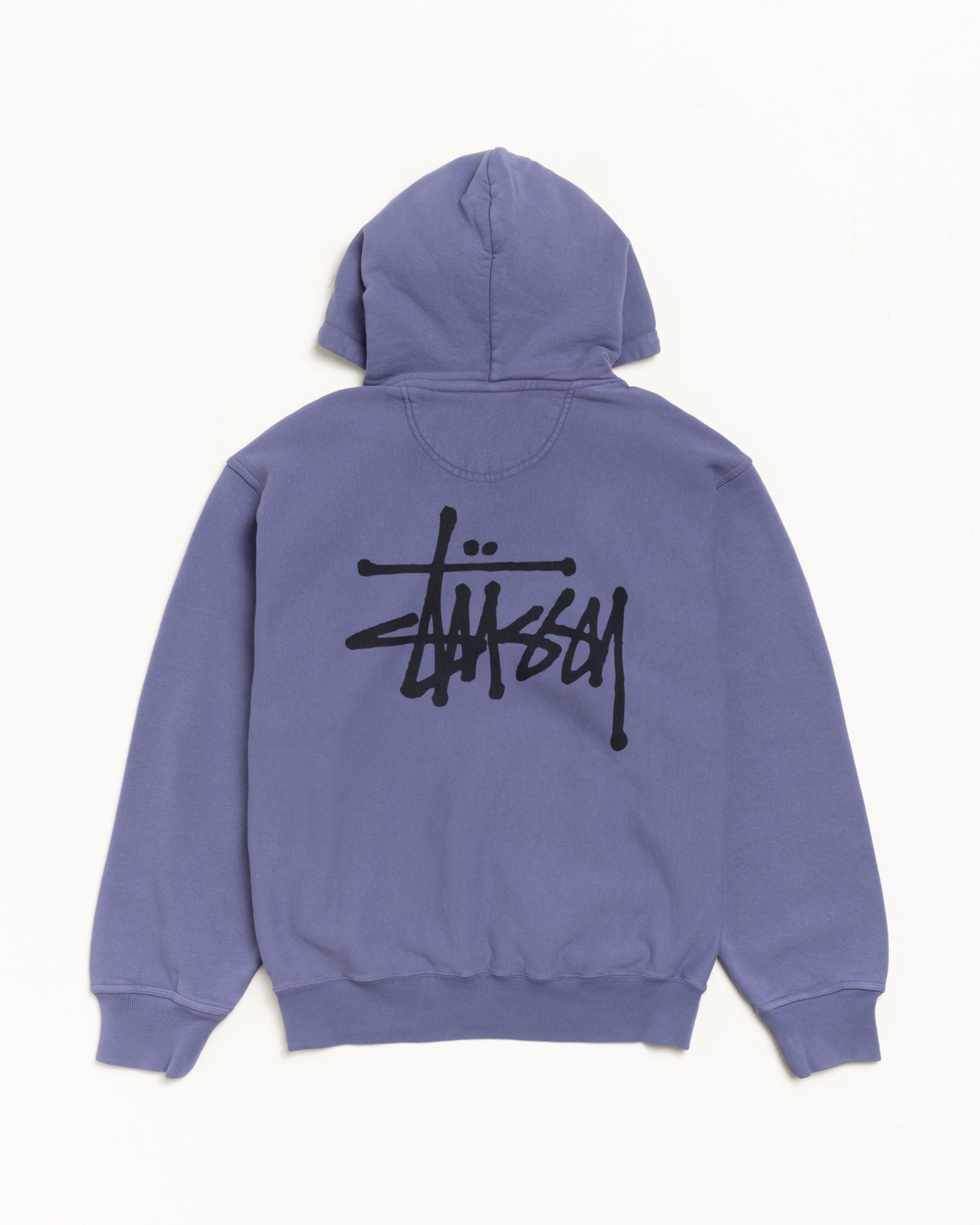 STUSSY BASIC STÜSSY HOODIE PIGMENT DYED  Grape
