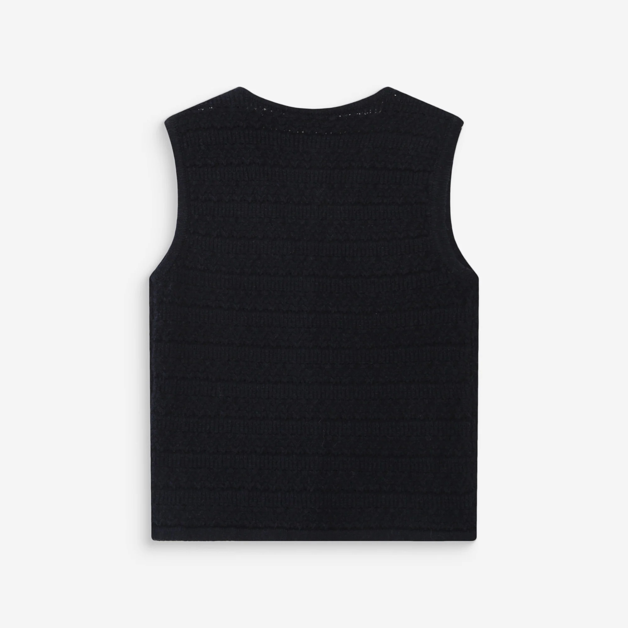 1GM0329-057 [GRACE & MILA] Sleeveless Vest Marine Vincennes Navy #SS2617123 (C-EU-E)