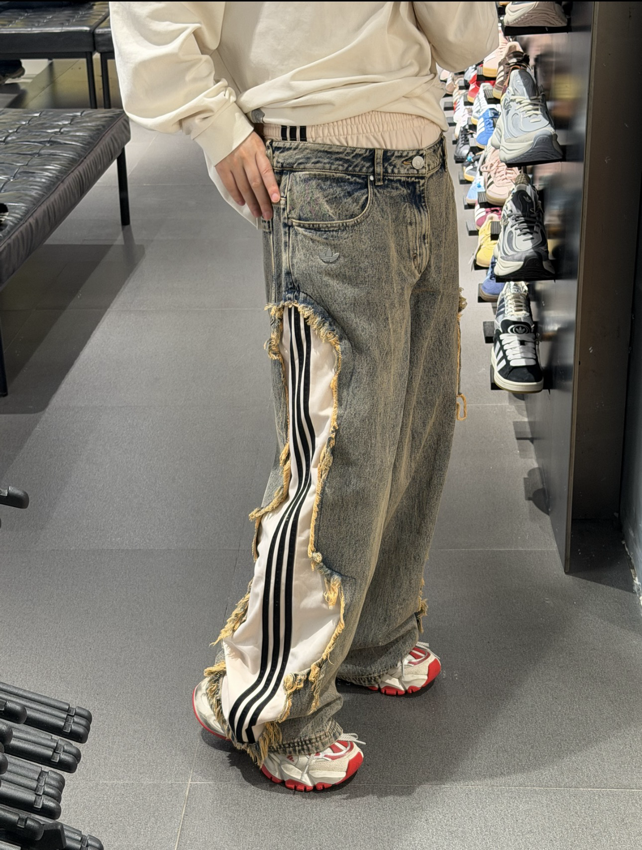 預訂| ADIDAS ADILENIUM 牛仔褲 KY5193 灰色