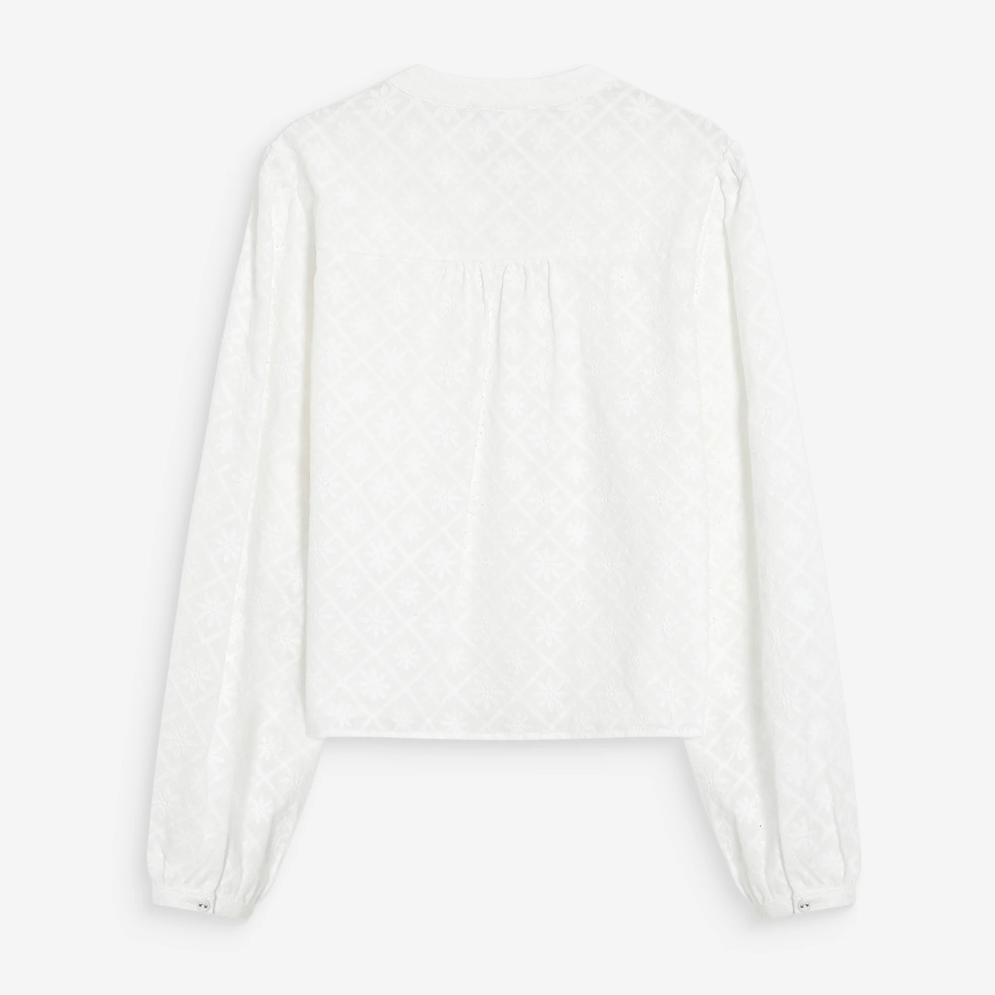 1GM0329-063 [GRACE & MILA] Eyelet Embroidery Blouse Ivoire Vandita Ivory #SS2617084 (C-EU-E)