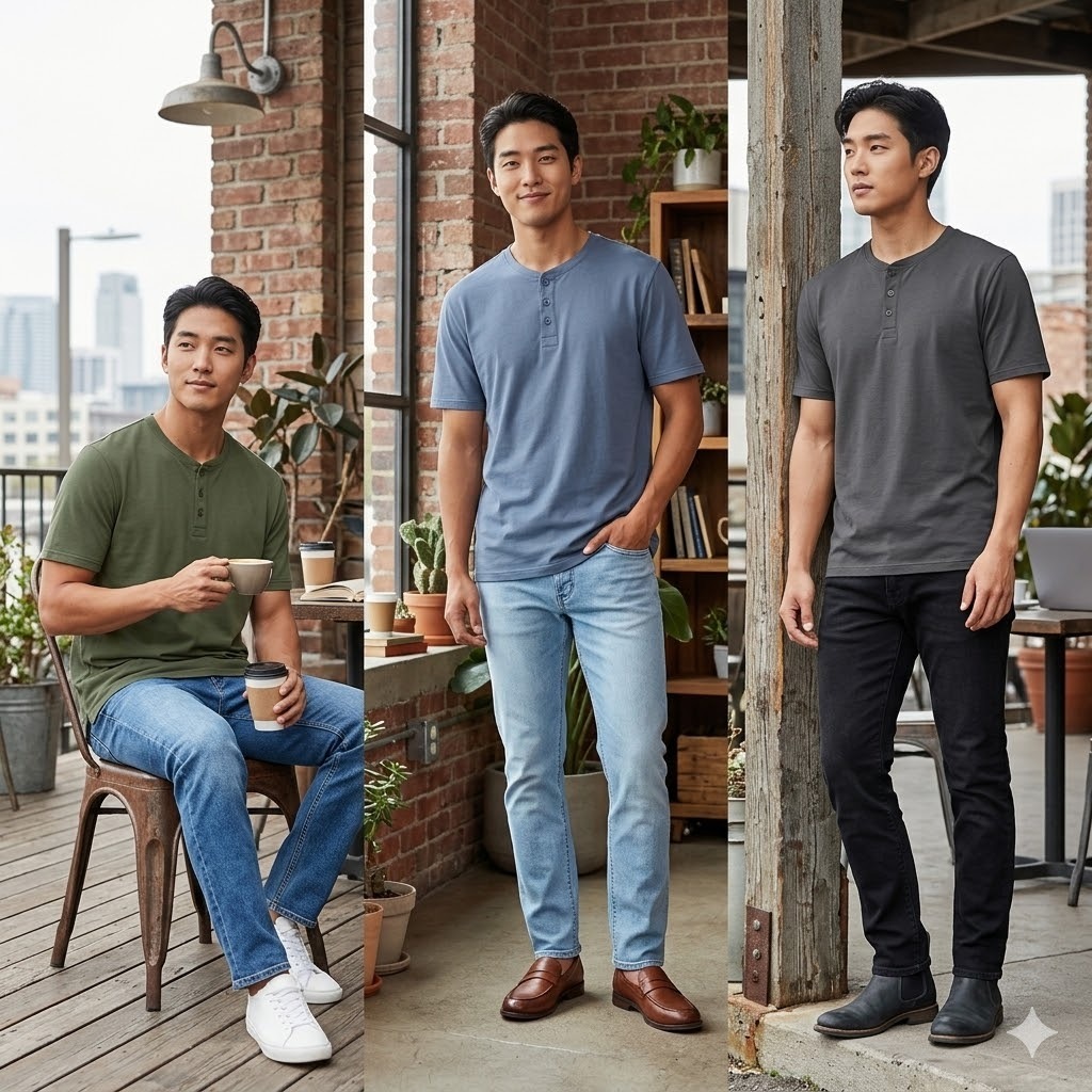 【預購】GAP Henley H031751 男裝短袖TEE