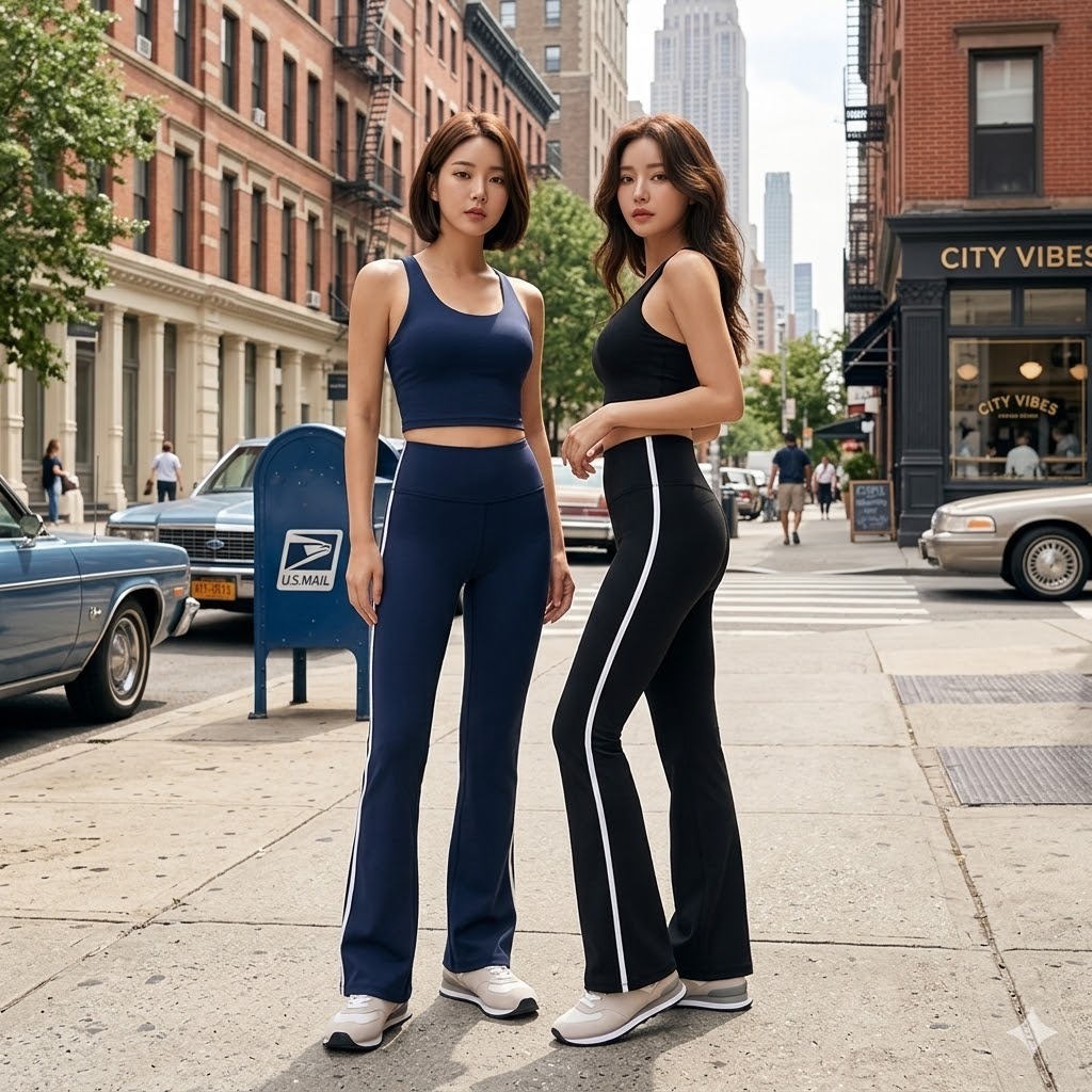 【預購】GapFit  H031752 女裝修身喇叭瑜伽褲