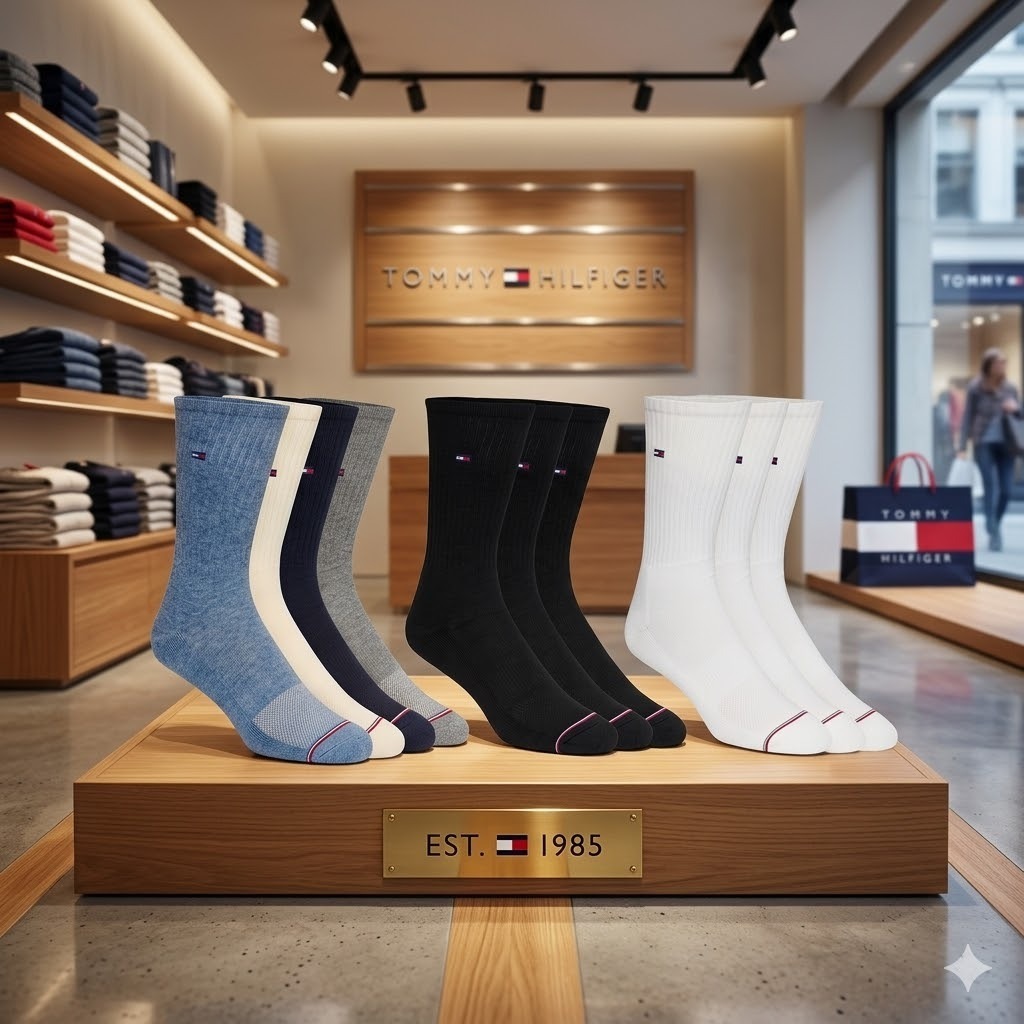 【預購】Tommy Hilfiger  H031753 男裝休閒襪（8 雙裝）