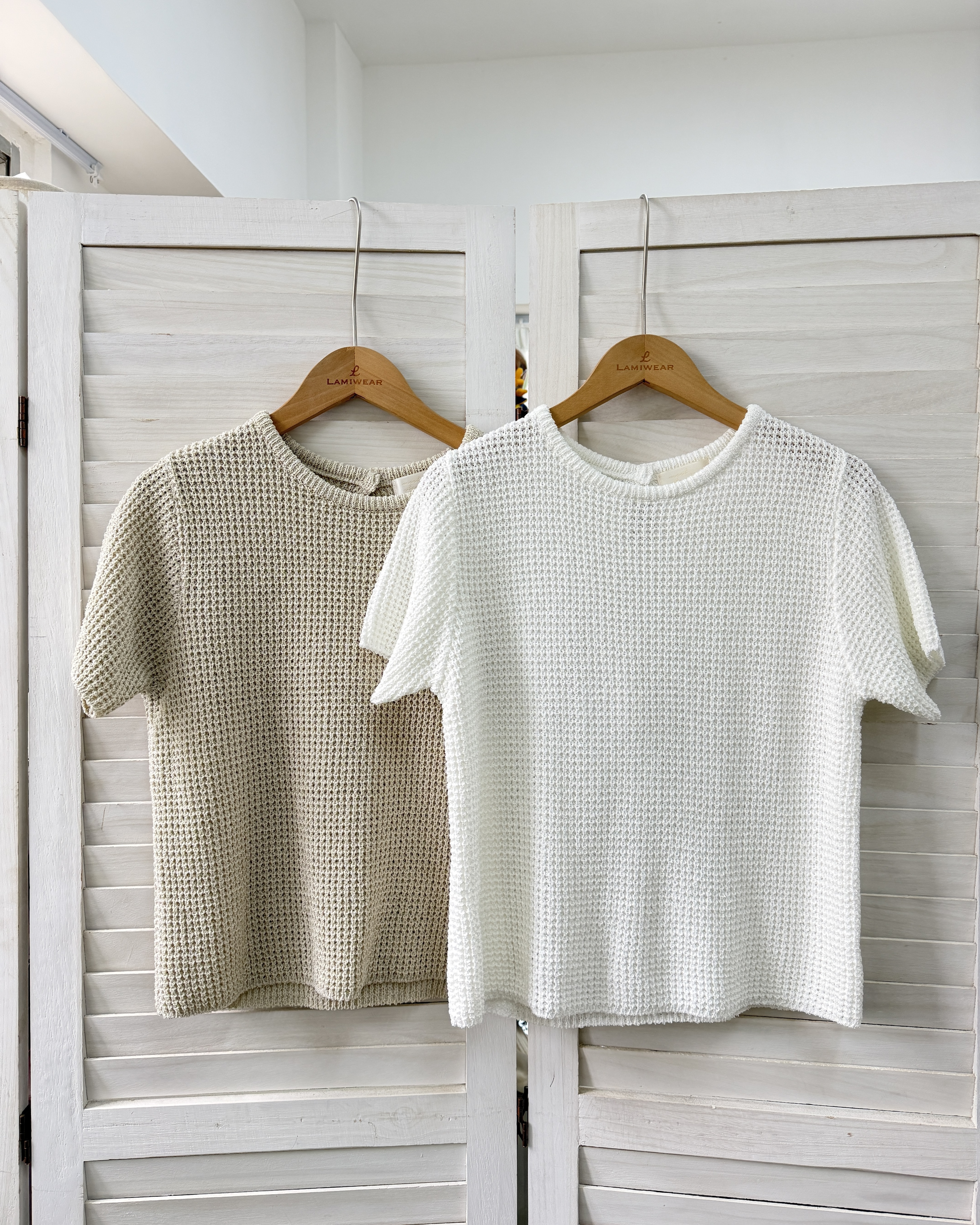 26S/S 春夏新品 線織格紋上衣