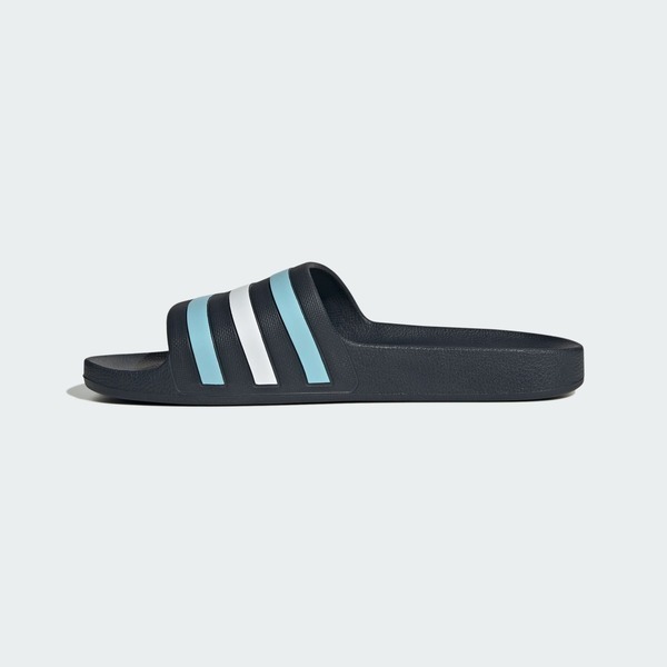 Adidas 愛迪達 Adilette Aqua HQ2452 男 運動休閒涼鞋 黑 水藍 一體成型