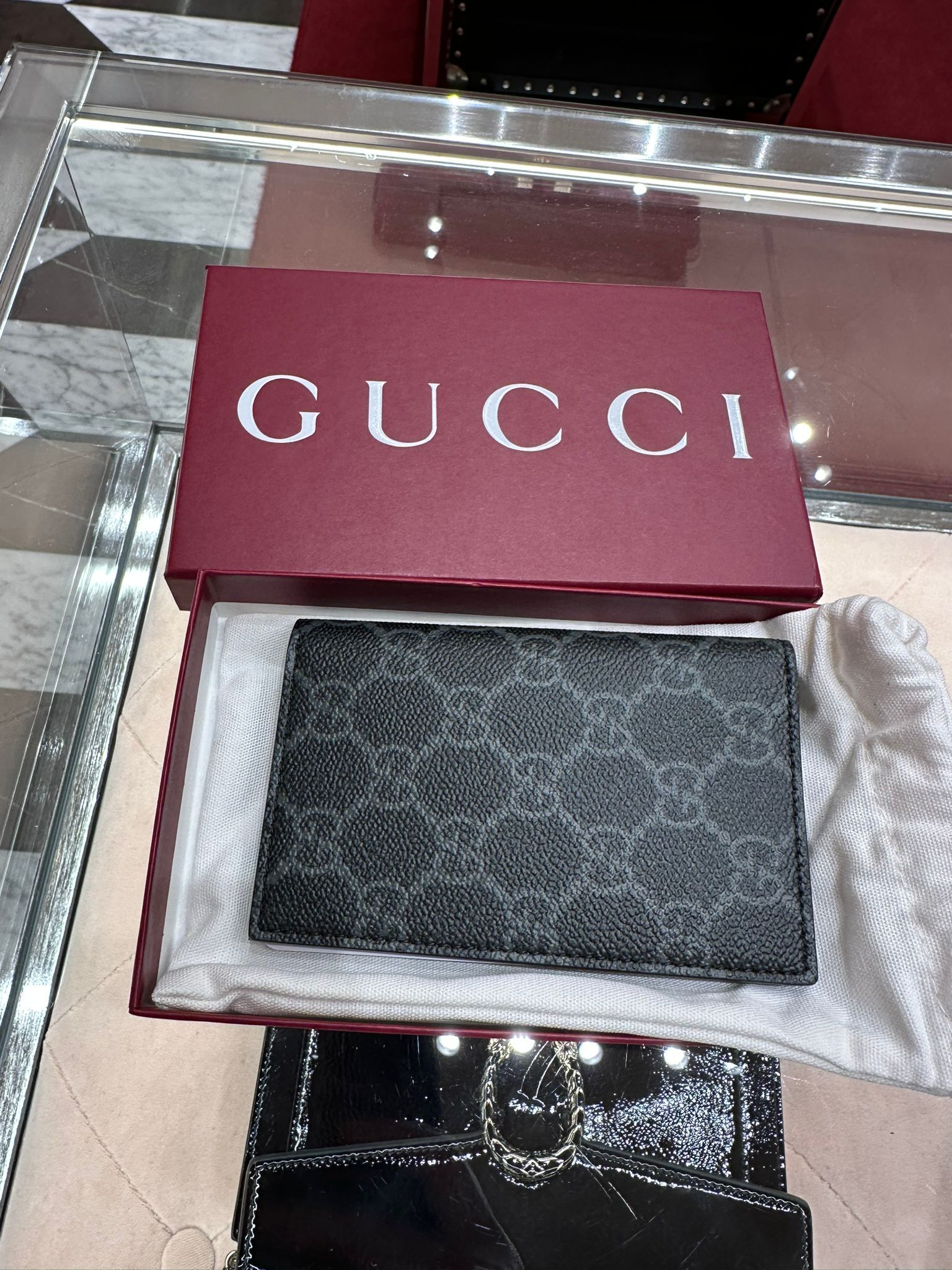 LYS01425 Gucci GG Emblem雙G卡片套