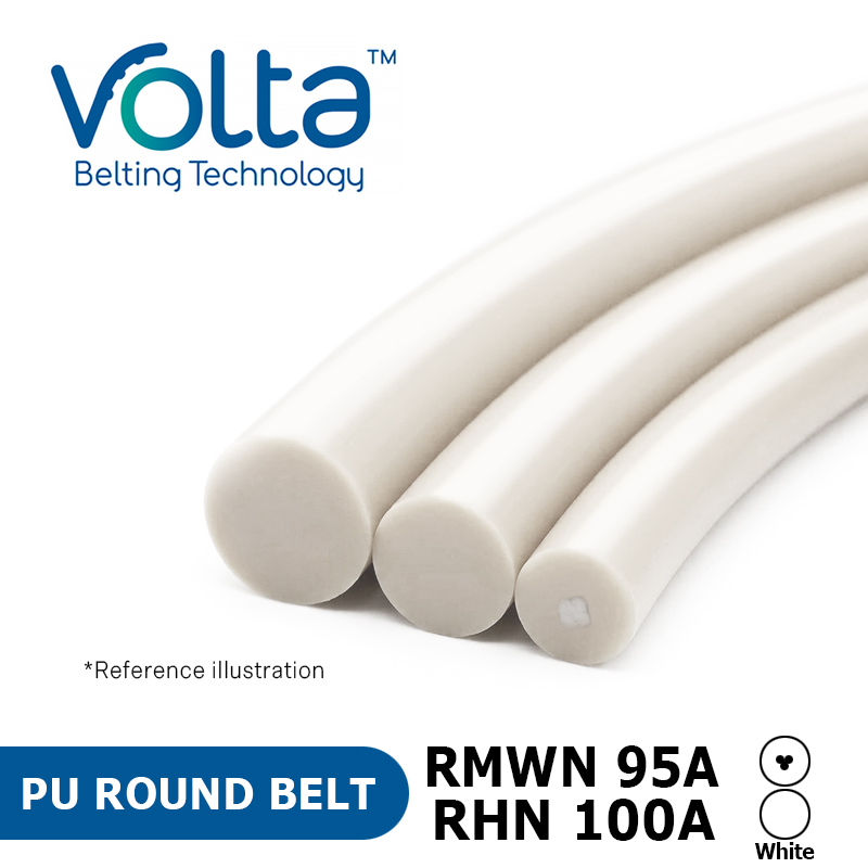 Volta PU 圓帶 - RMWN 95A / RHN 100A 白色
