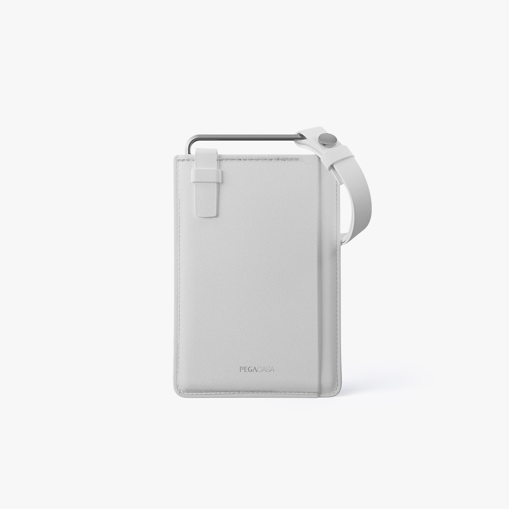 the FRAME雙層證件套/ 椰奶白