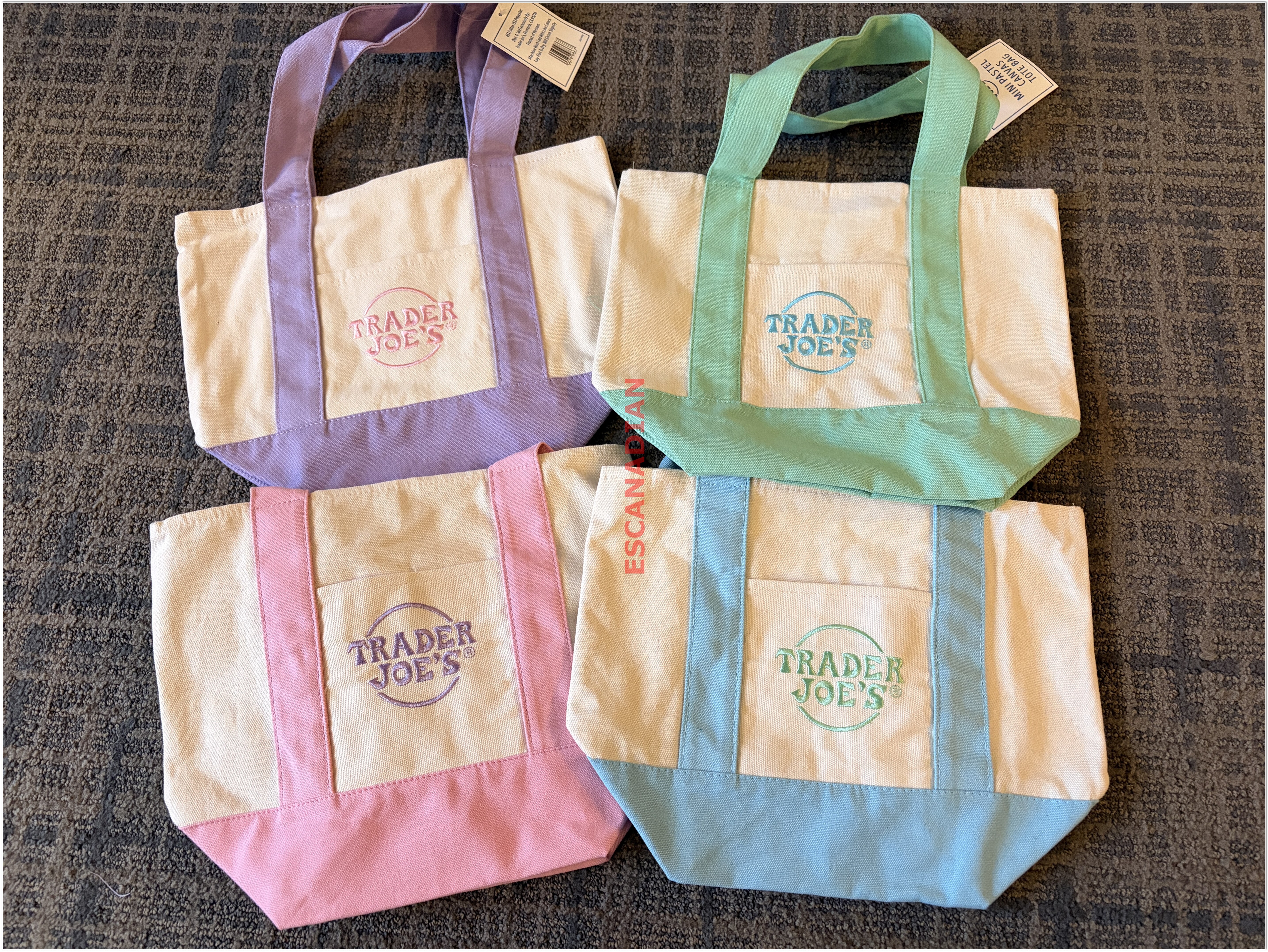 【限時】Trader Joe's 缺德舅 春季 迷你 托特包 (4色)