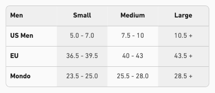 JONES binding Ms_Size Chart