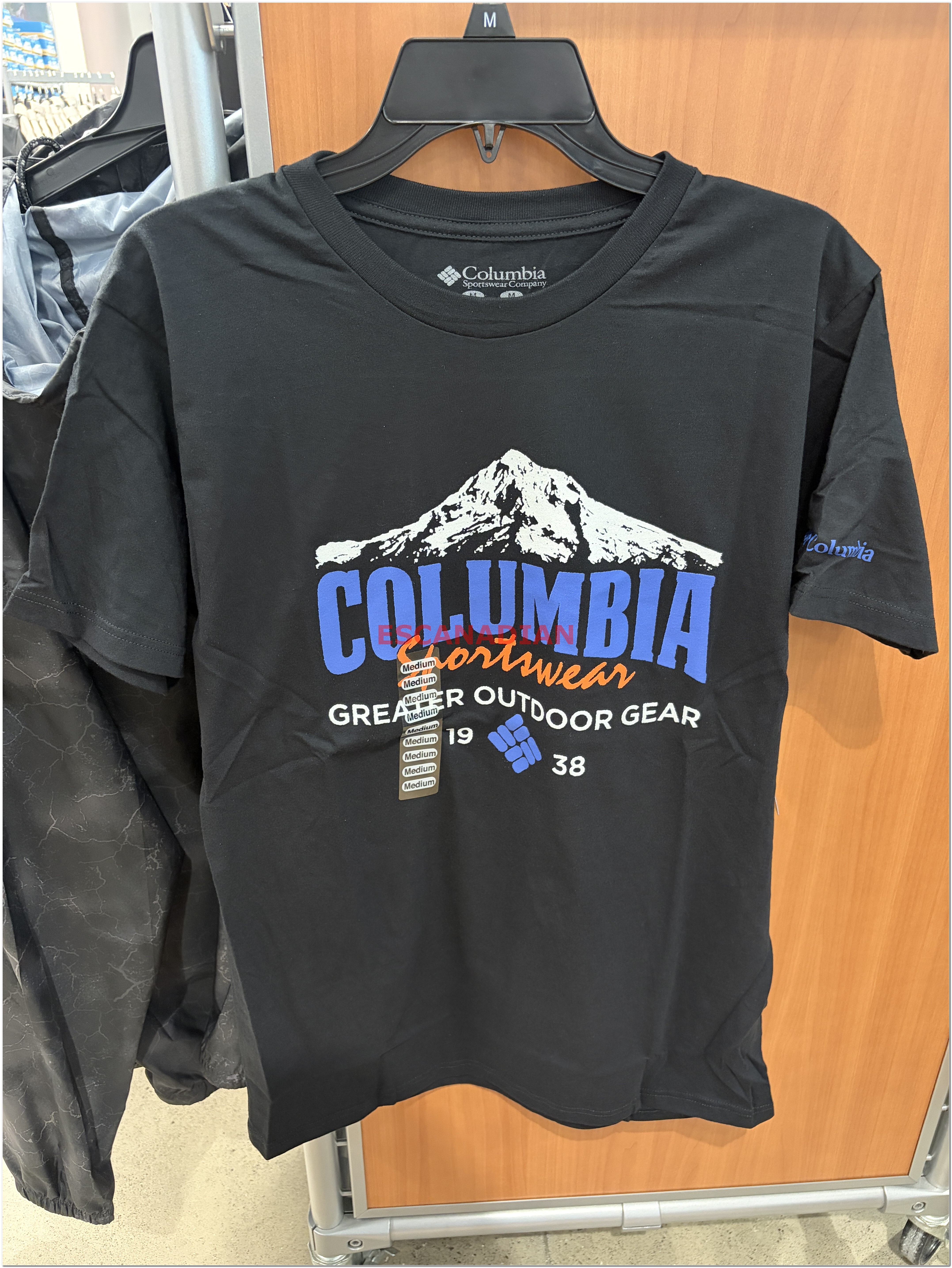 【限時】Columbia 男大人 山脈風景圖案 短TEE
