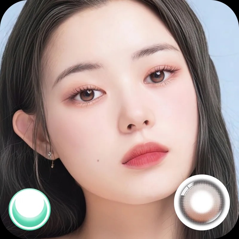 Lenbling Small Pureble Monthly 13mm (Mocha Choco)(2P)