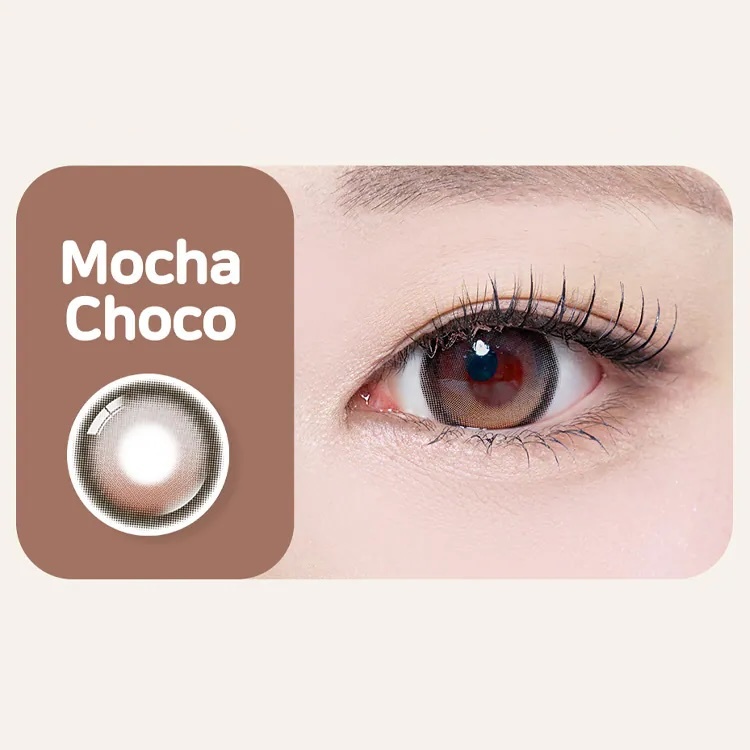Lenbling Small Pureble Monthly 13mm (Mocha Choco)(2P)