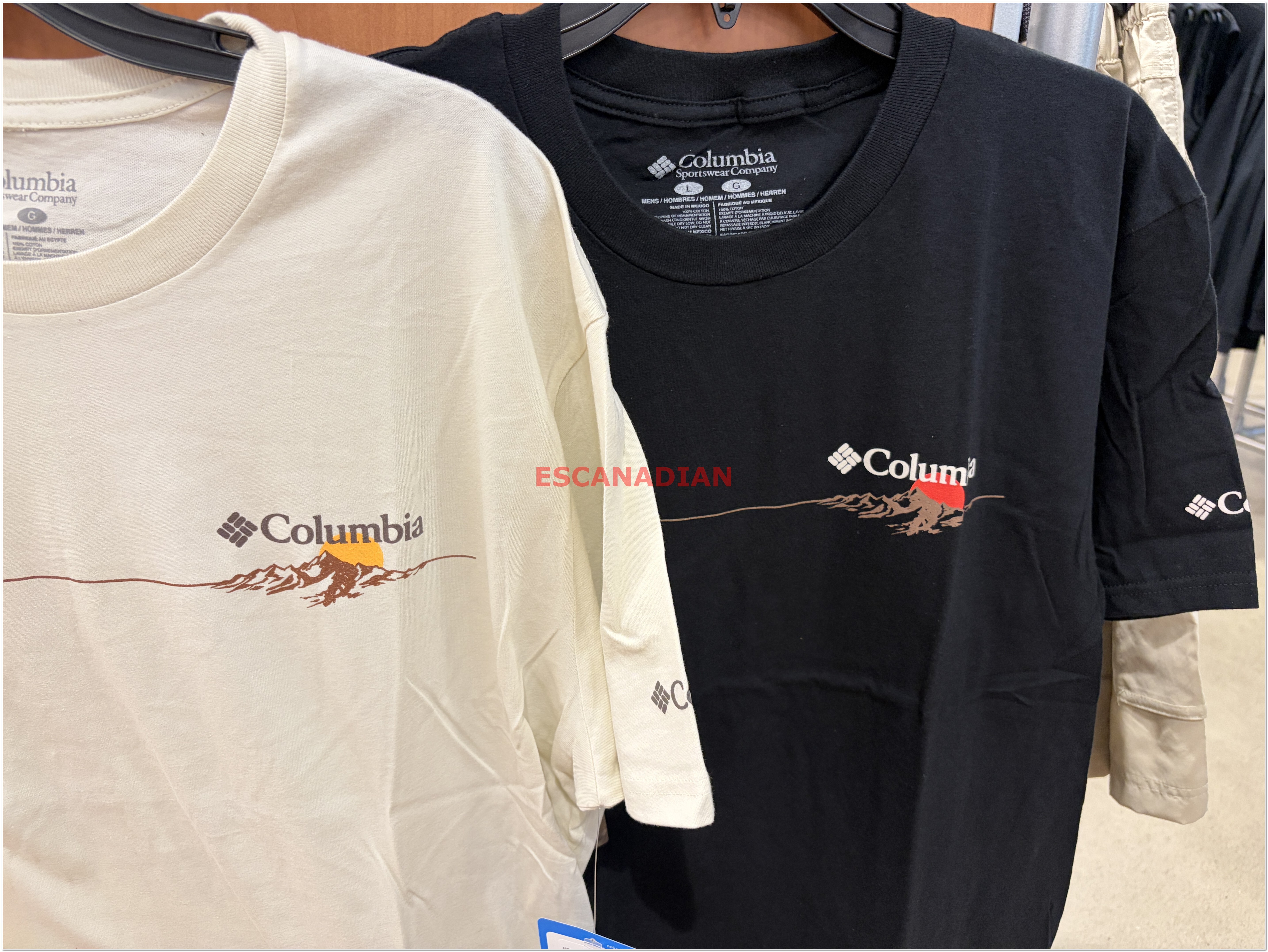 【限時】Columbia 男大人 夕陽圖案 短TEE (2色)