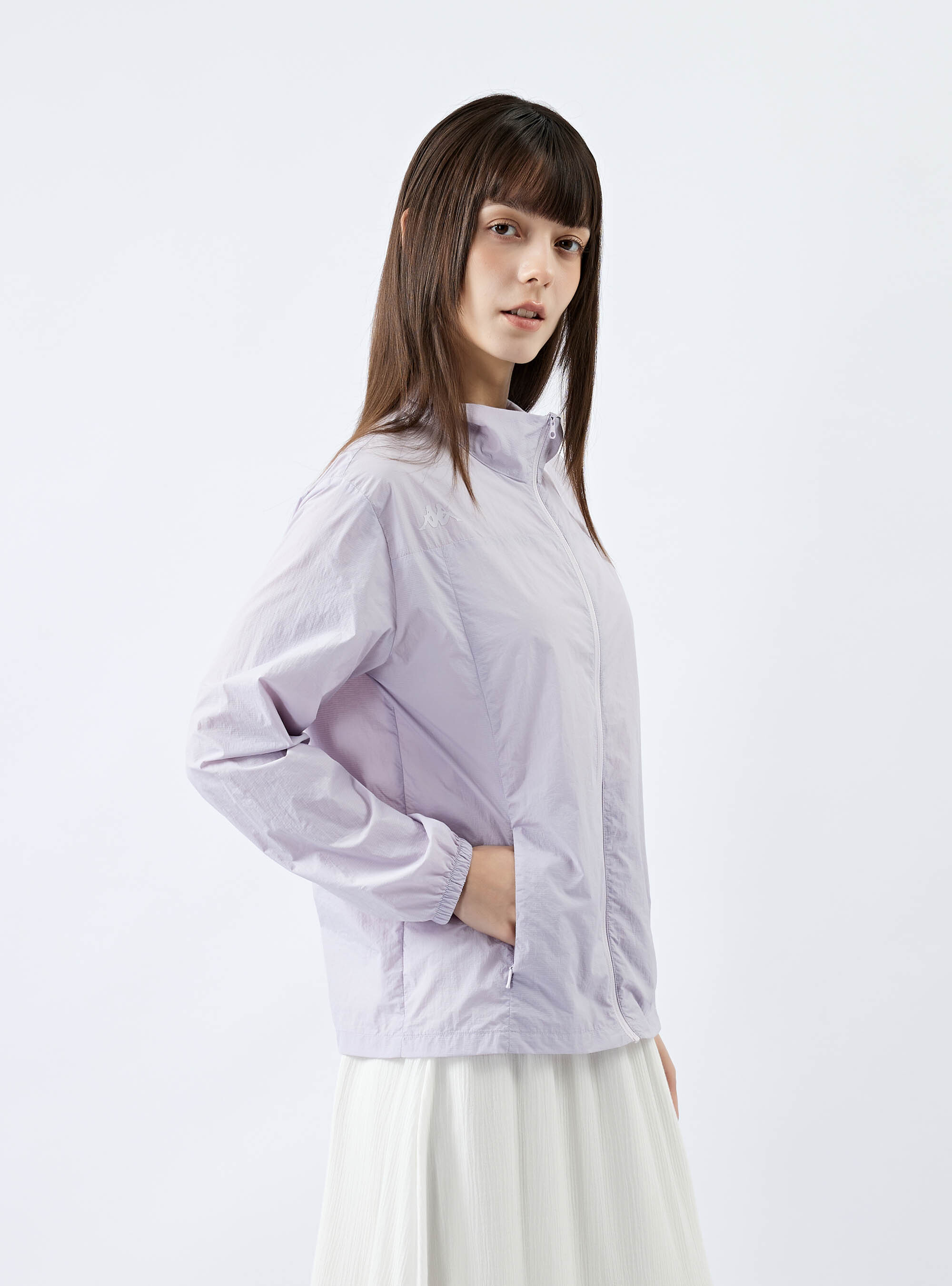 女款 防曬輕薄立領風衣外套