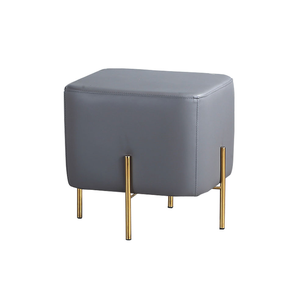柏蒂家居-盧瓦伍1.4尺皮面小方凳/矮凳/腳凳/沙發凳/客廳凳(三色可選)