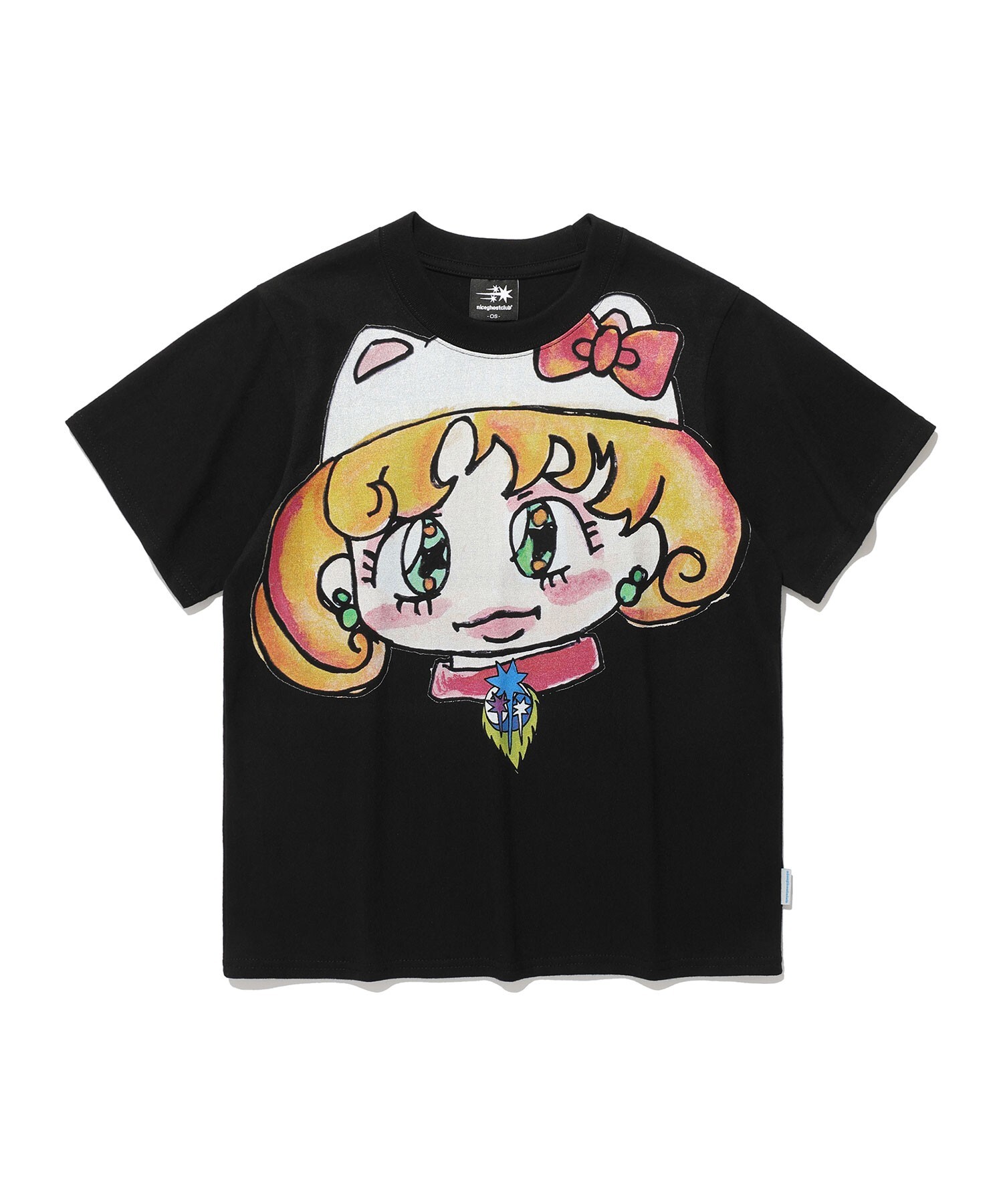 Niceghostclub ghostsoulgirl cat tee 貓少女 短T 短袖