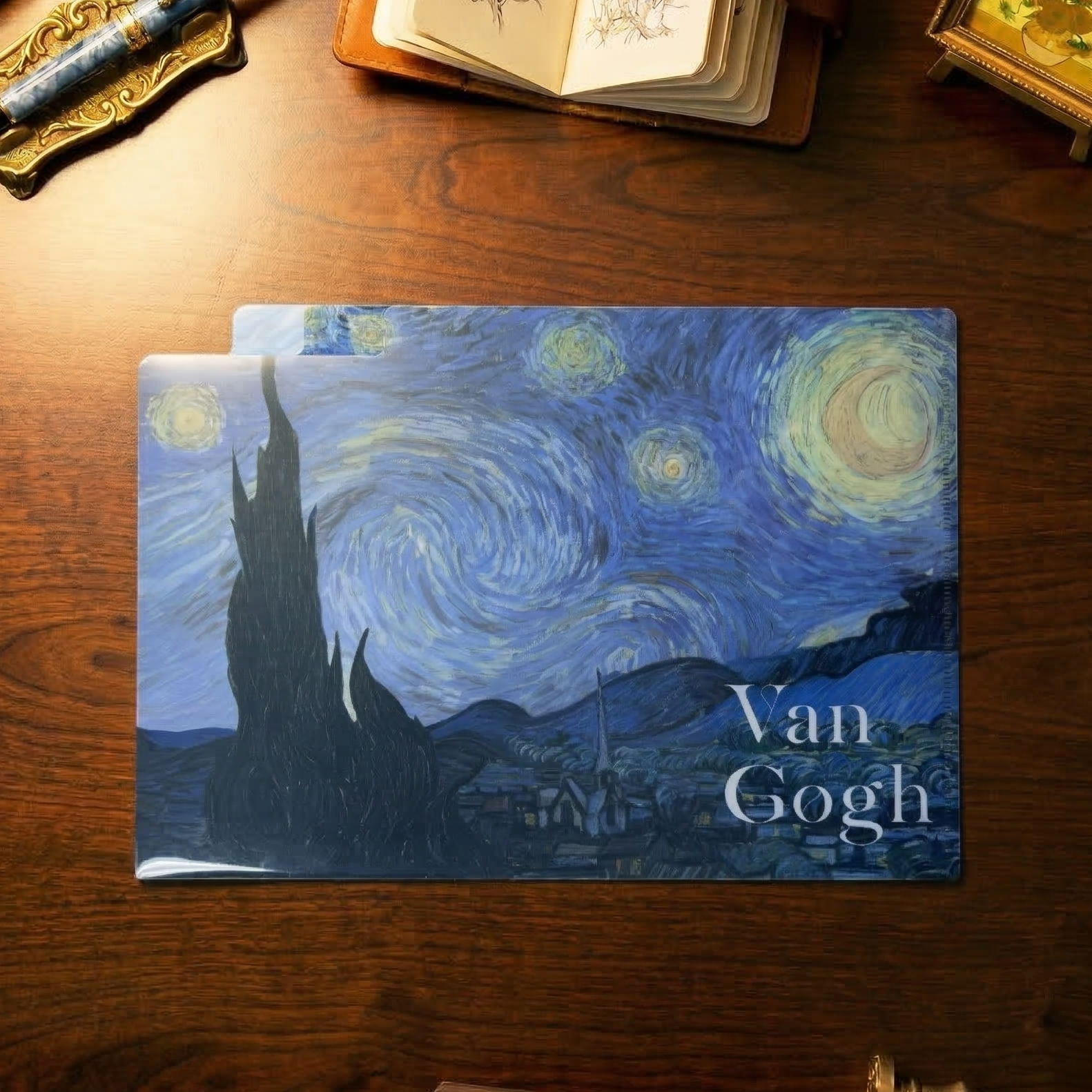 印象派 三層Ｌ夾｜ 梵谷《星夜》