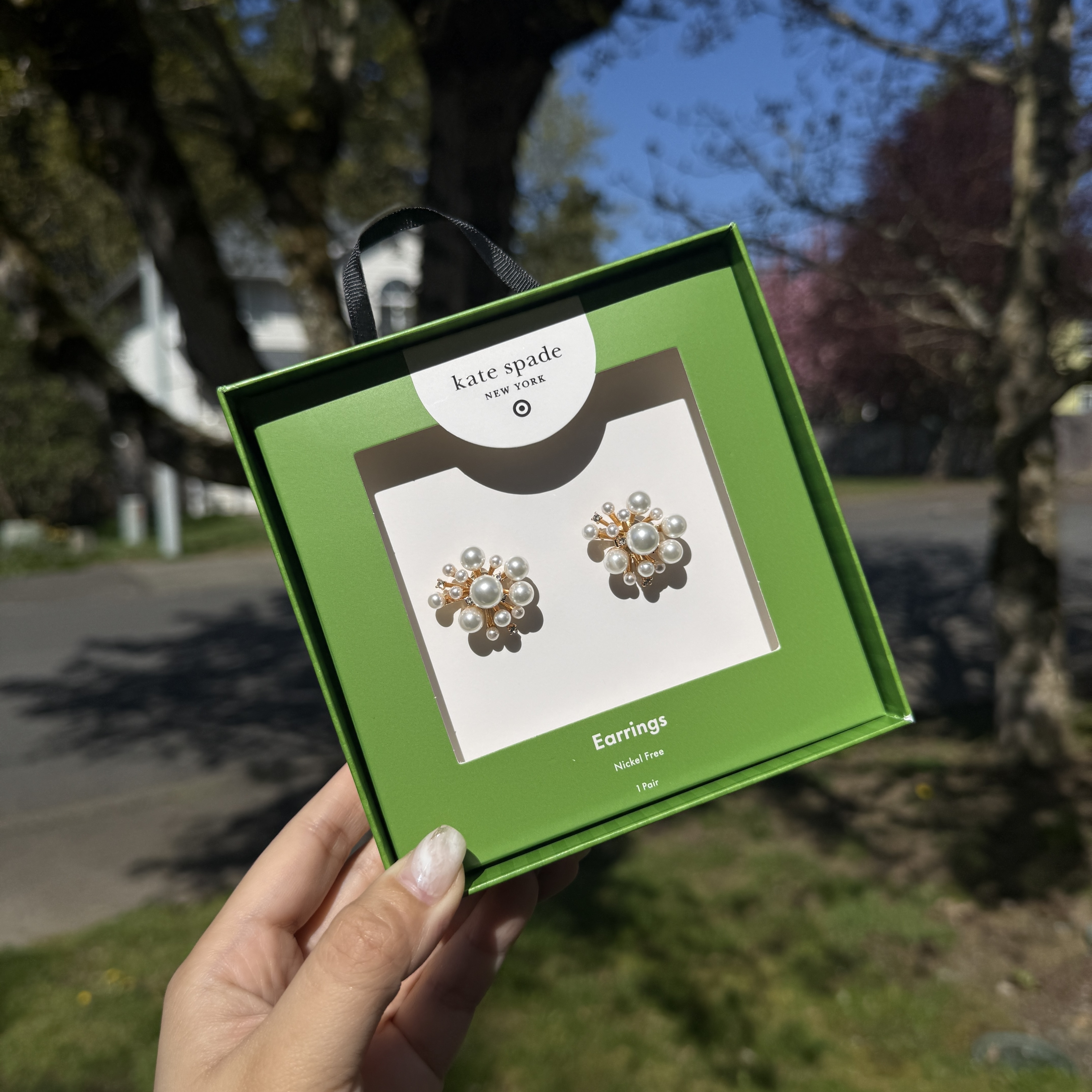 ❰ 美國現貨 ❱ Kate Spade x Target Pearl Cluster Stud Earrings