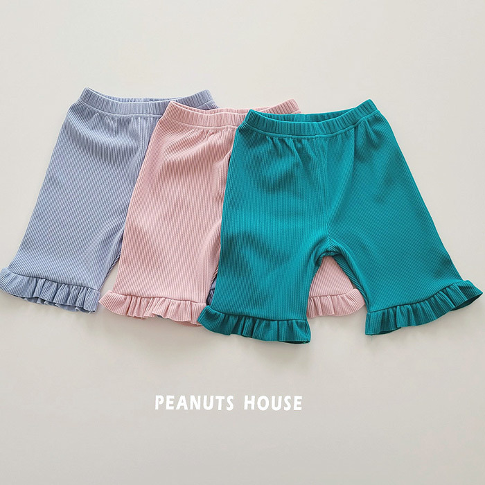 正韓夏PEANUTS 三色花邊內搭褲