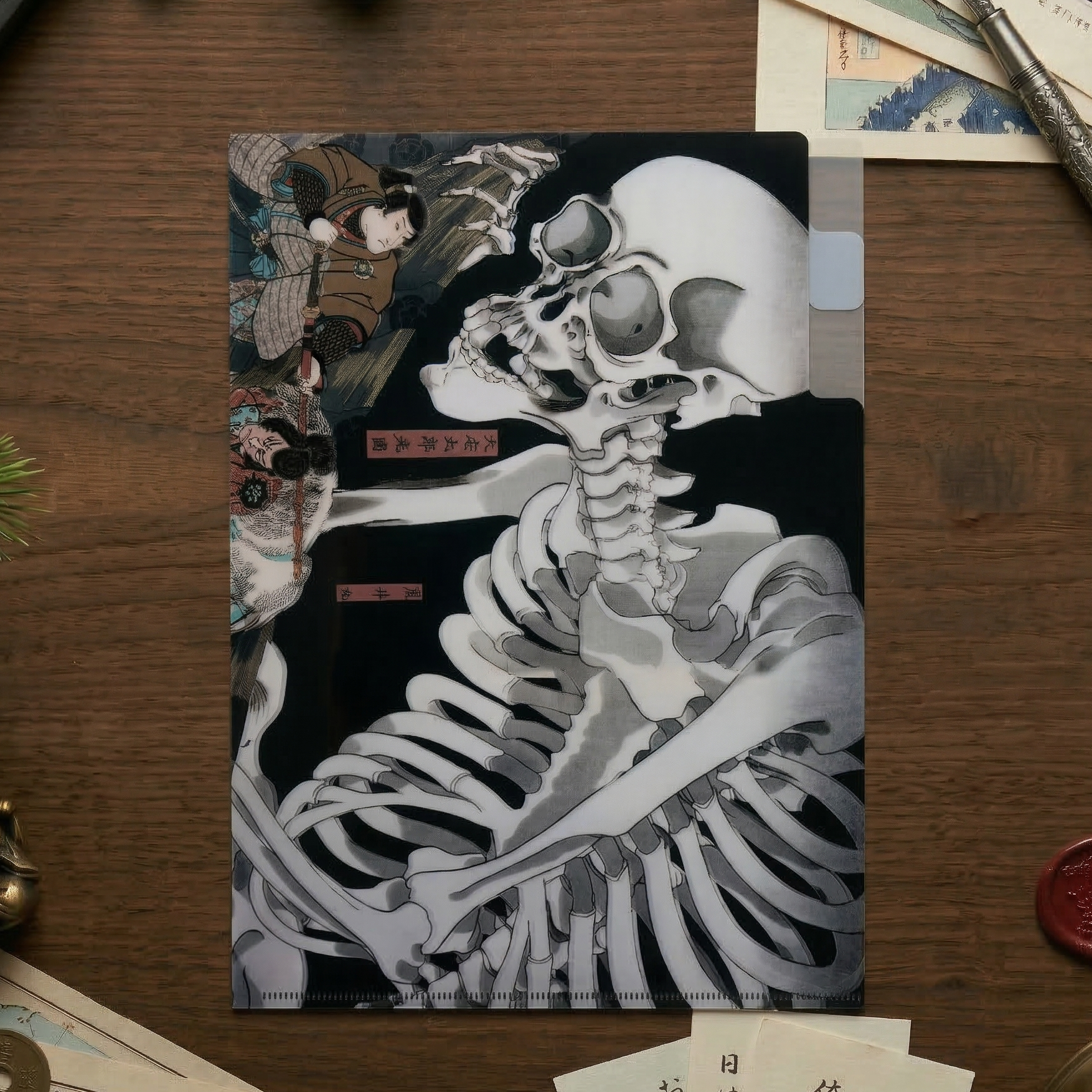 浮世繪 三層Ｌ夾｜ 歌川國芳《相馬舊王城》