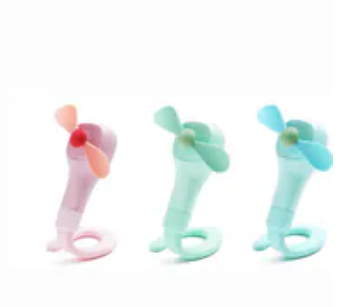 [S] TAI LI Versatile MINI rechargeable fan random color *2 pieces, STL34 (STL34)