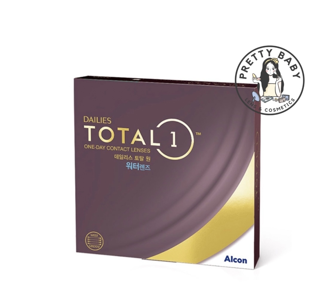 Alcon Dailies Total 1｜日拋透明水凝層遞矽水凝膠隱形眼鏡｜每盒90片