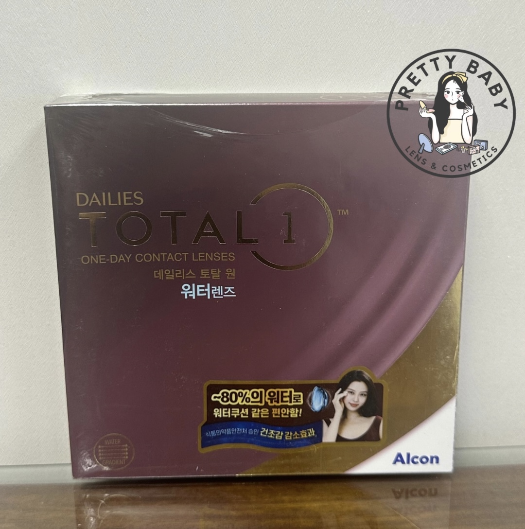 Alcon Dailies Total 1｜日拋透明水凝層遞矽水凝膠隱形眼鏡｜每盒90片