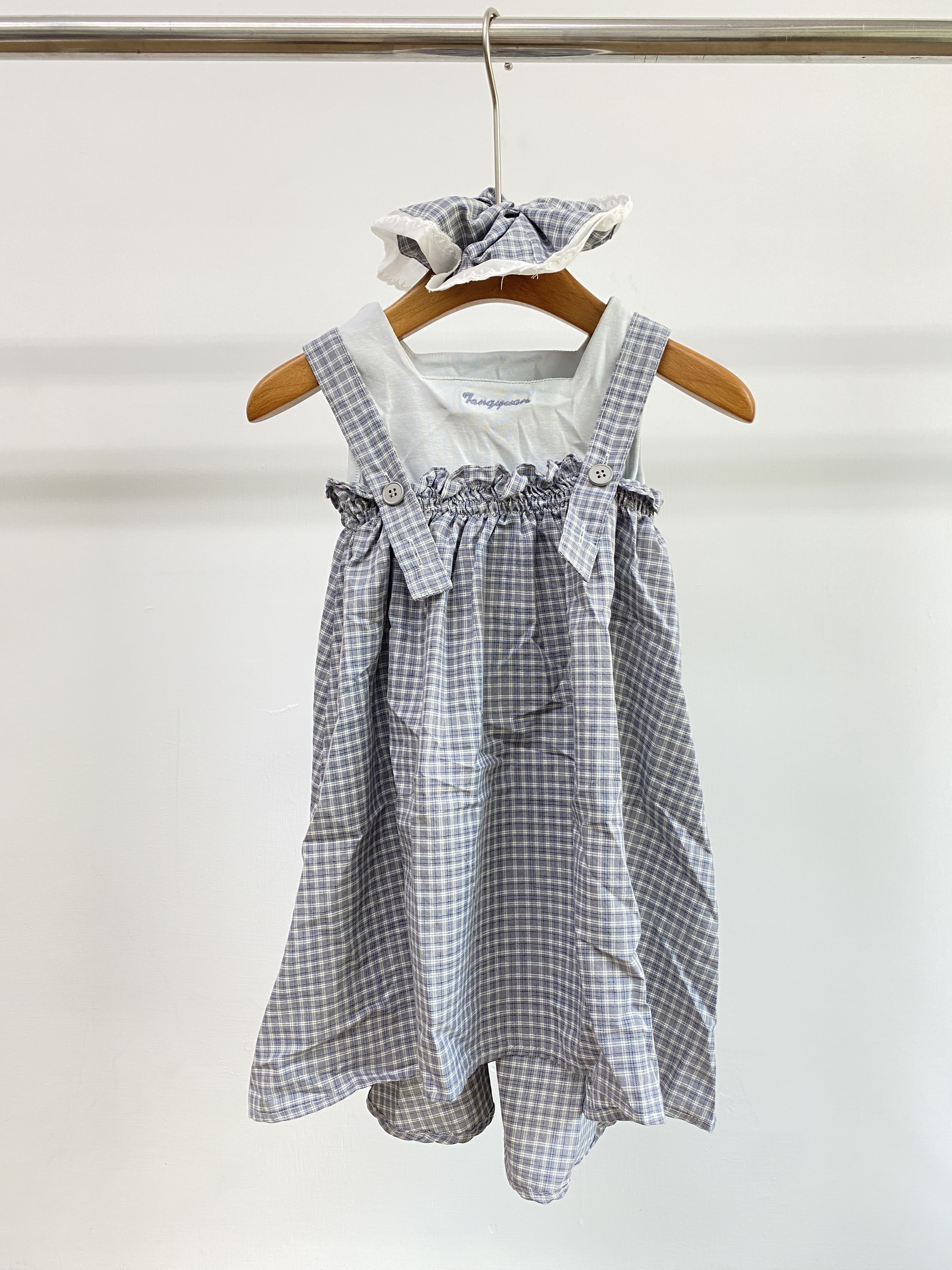 A04519格紋三件套