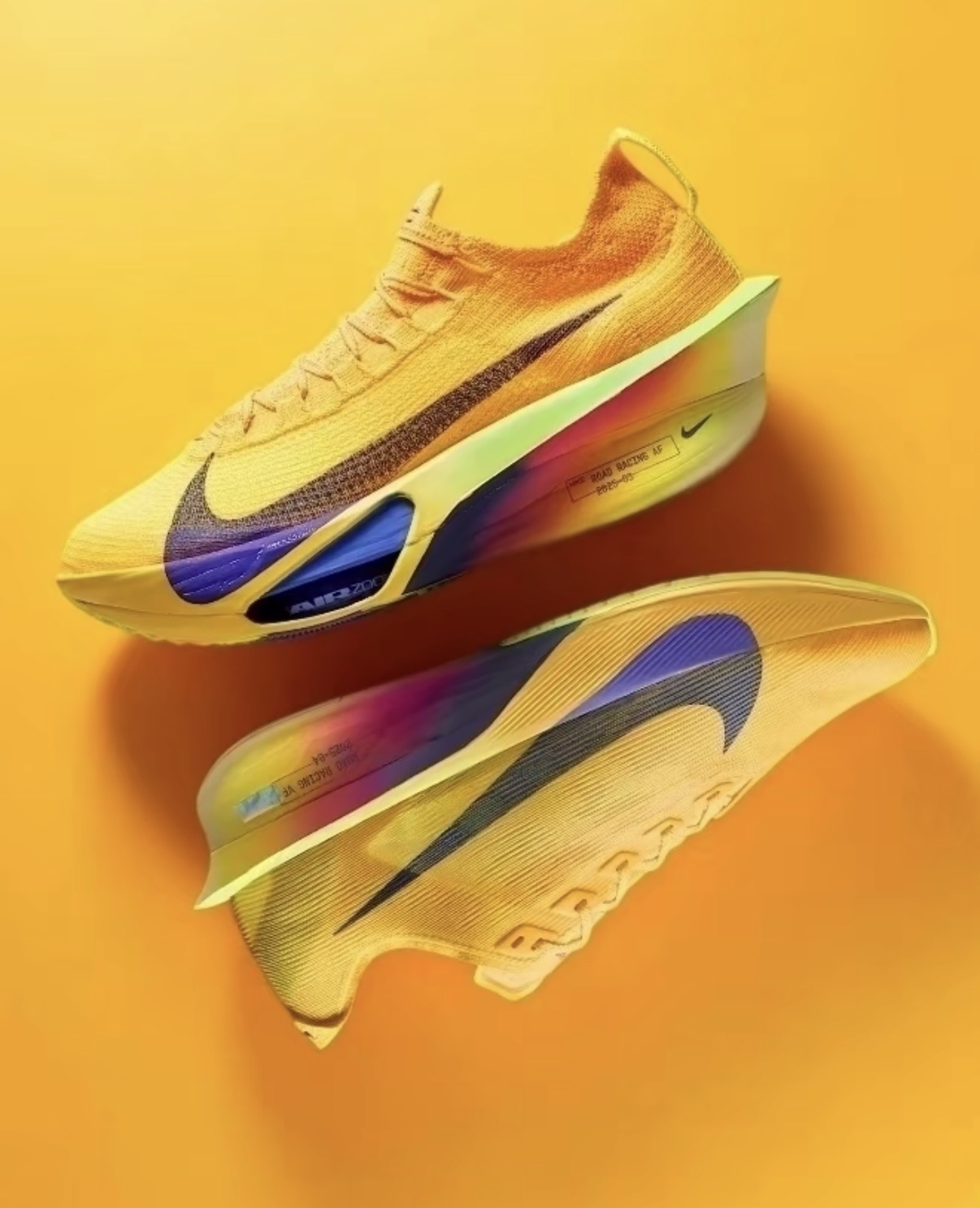 男鞋 NIKE AIR ZOOM ALPHAFLY NEXT% 3 黃紫 碳纖維 輕盈 緩震 透氣 慢跑 運動鞋【FD8311-800】