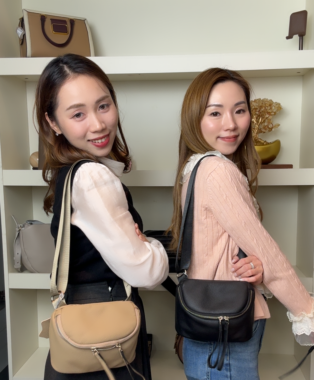 （S)  牛皮休閒實用胸包 - AN8653  #1703HB