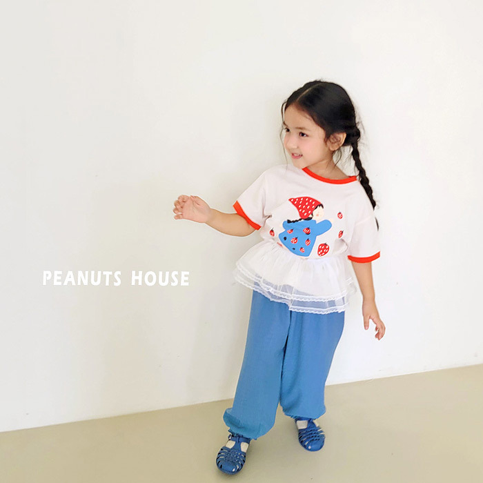 正韓夏PEANUTS 草莓小女孩上衣