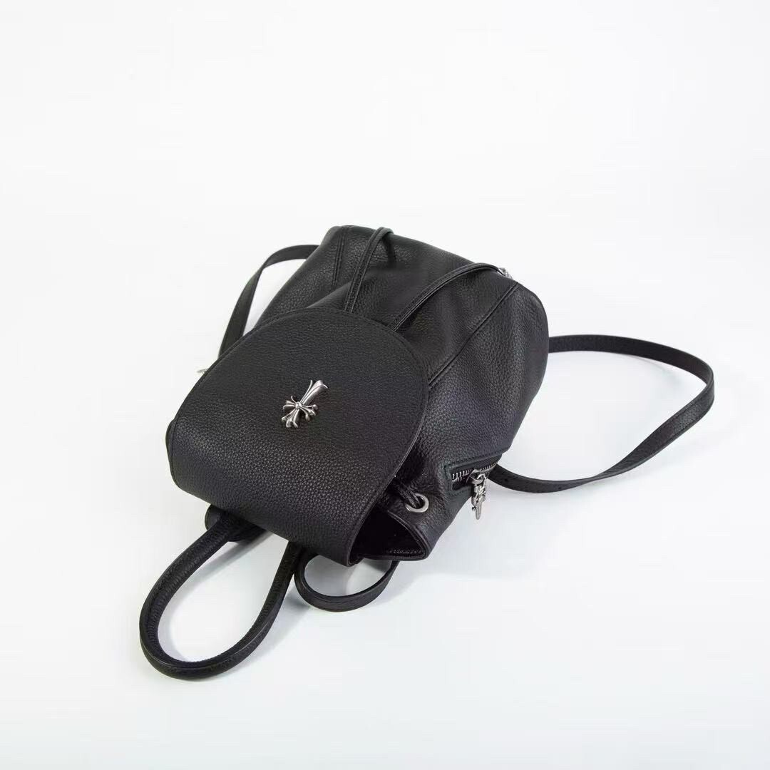 0312【克羅心真皮束口後背包】