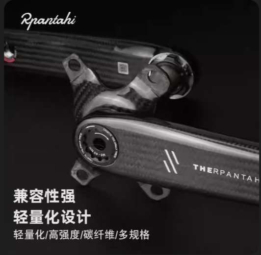 RPANTAHI 碳纖單片曲柄 24MM鈦合金軸心 BCD110連RIRO碳纖復合齒片套裝