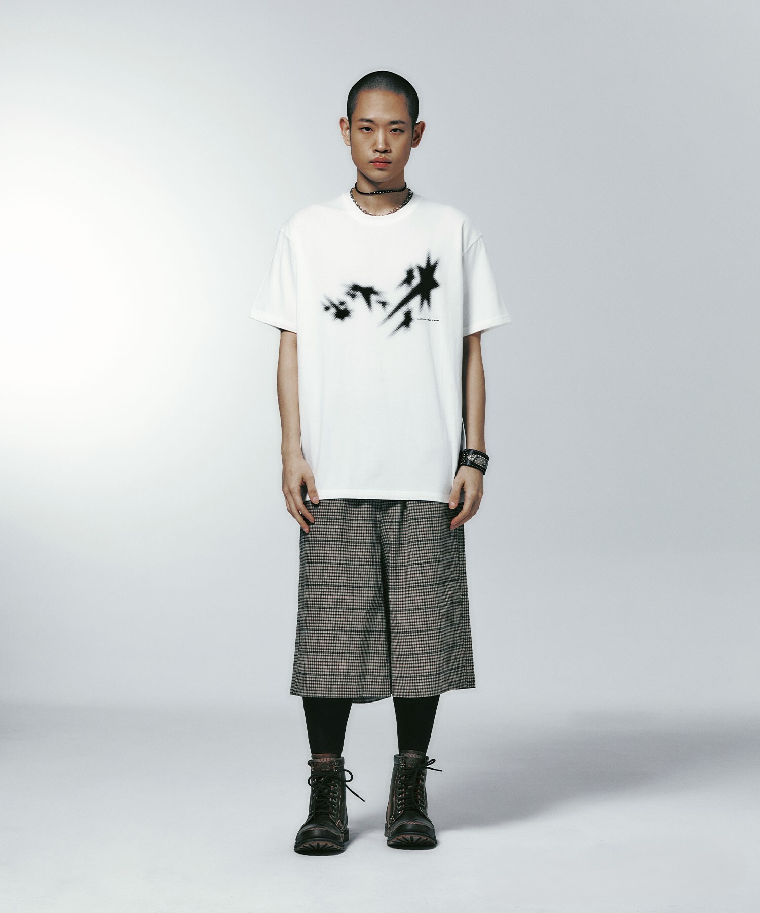 Niceghostclub halftone symbol tee 漸層 點狀 短T 短袖