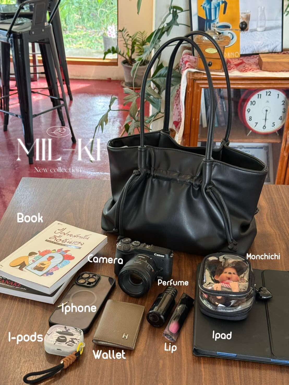 【Luxury】現貨 PonyTwentyeight 泰國新款 防潑水手提包 女包 高質感皮革 手提肩背包 束口設計 泰國設計師品牌