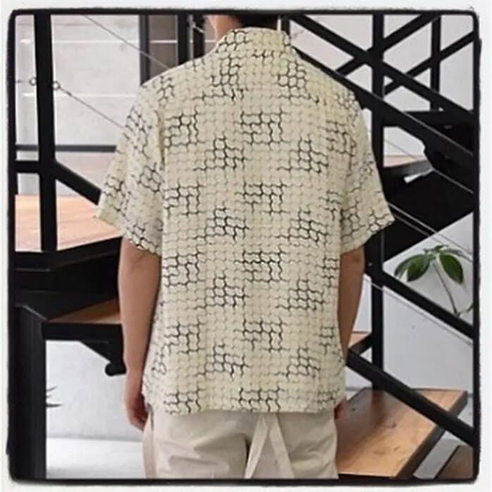 LAST PCS: VISVIM FREE EDGE SHIRT S/S LATTICE - IVORY SIZE 2 IN STOCK NOW (現貨發售中)