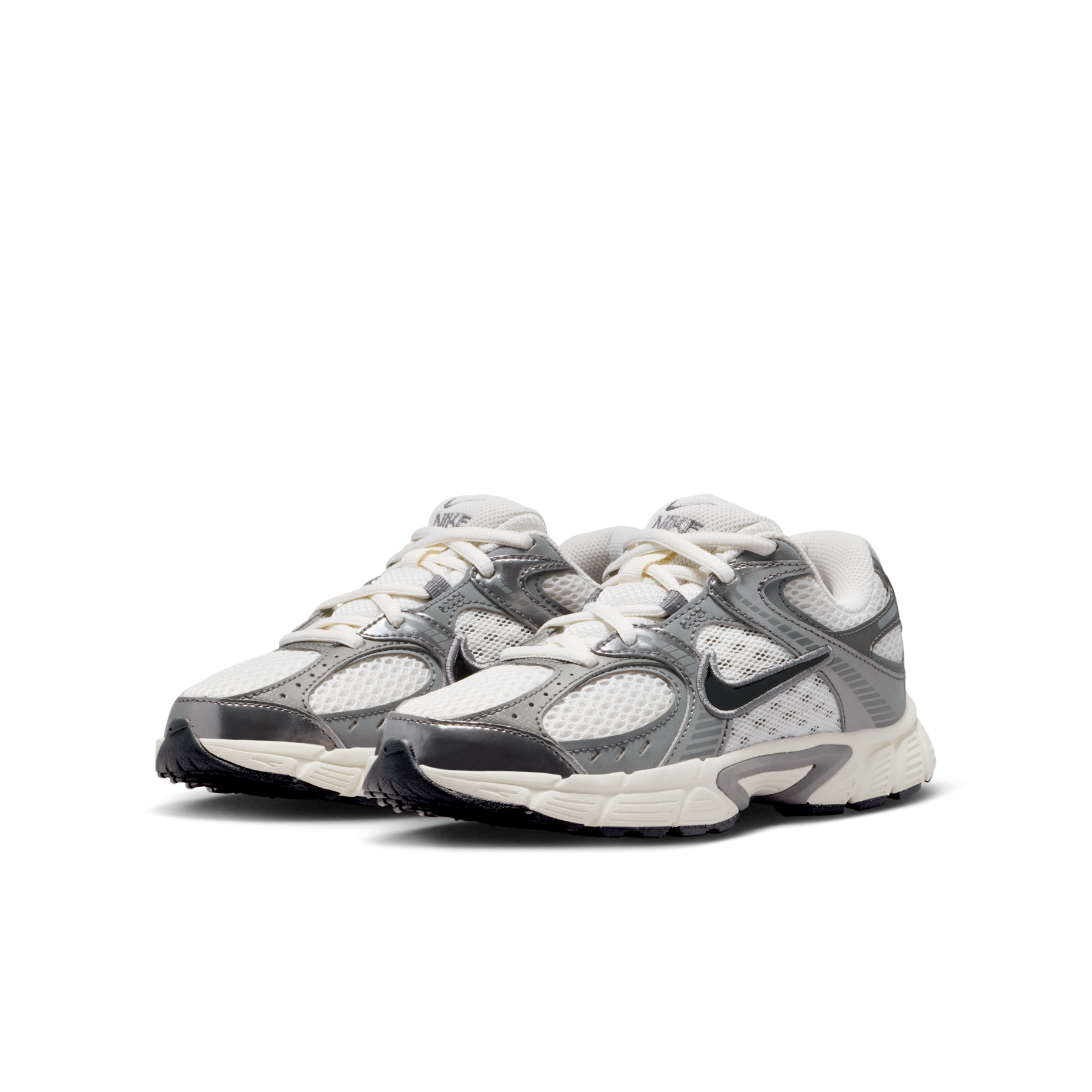 大童鞋 女生尺寸 NIKE V5 RNR GS 灰白黑 透氣 網眼 復古 運動 休閒鞋【HQ6411-003】