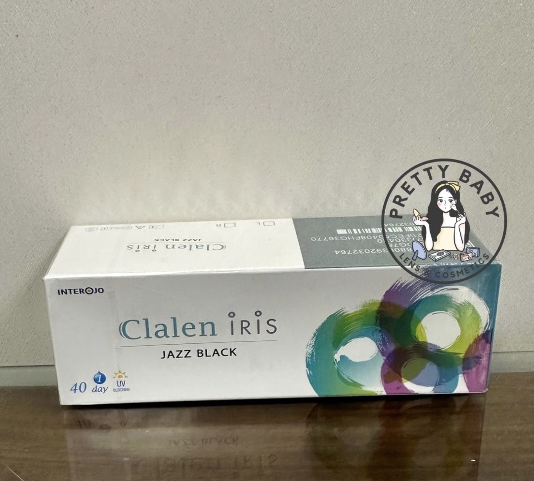 Clalen Iris 1 Day Jazz Black 貓眼黑｜日拋彩妝隱形眼鏡｜每盒40片